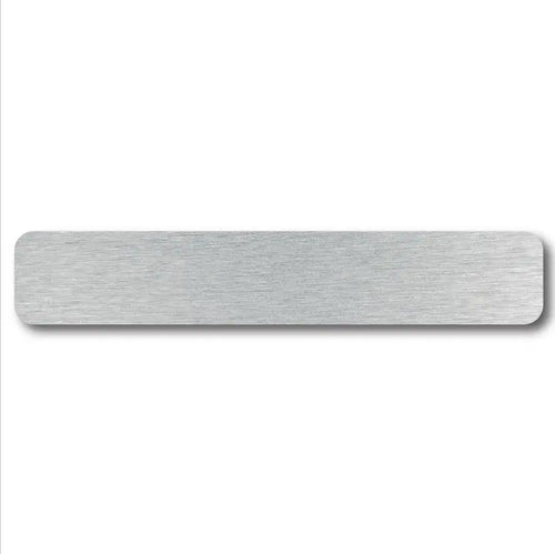 Plain Aluminum Name Plates