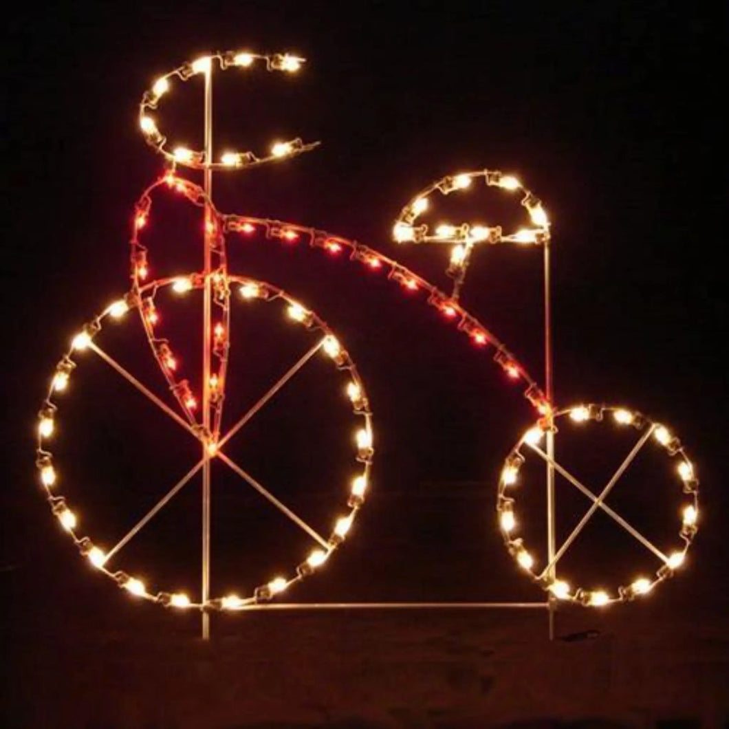4' Tricycle Lighted Yard Decoration