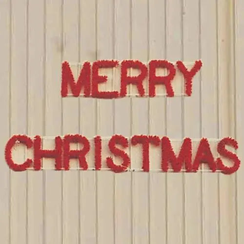 3' Merry Christmas Building Front Sign