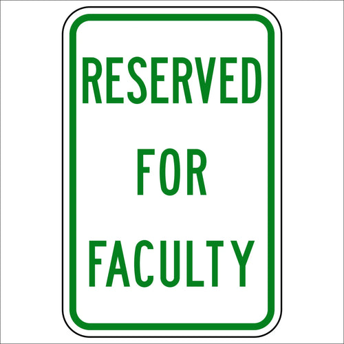 Reserved For Faculty