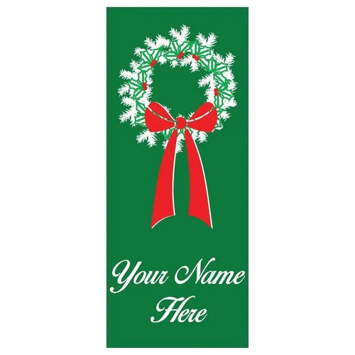 personalized Wreath Banner