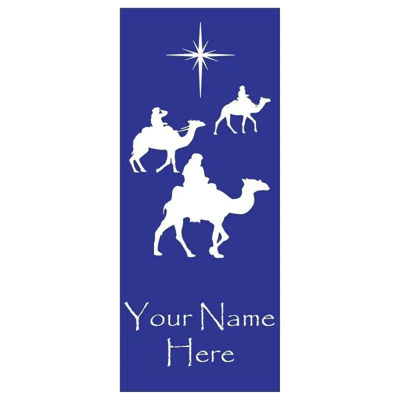 personalized Three Wise Men Banner