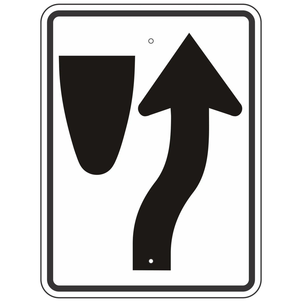 R4-7 Keep Right Sign
