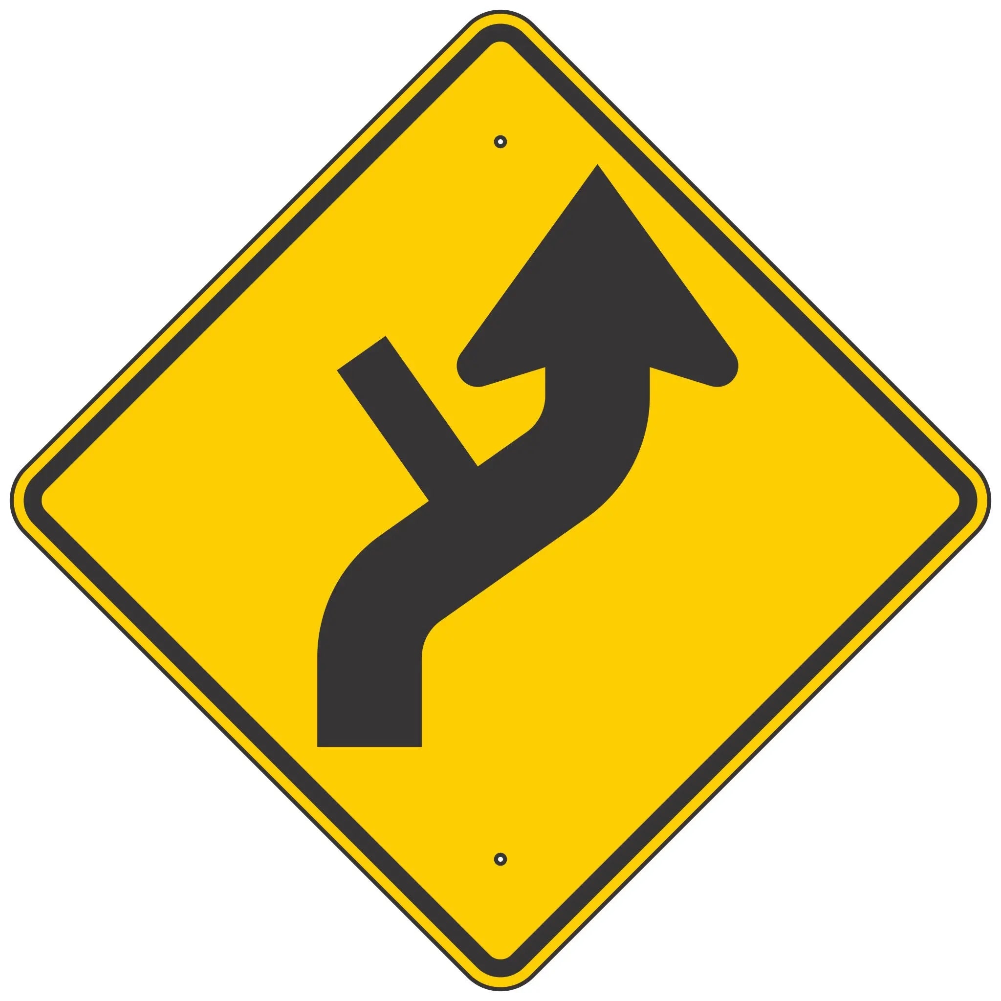 Side Road Sign