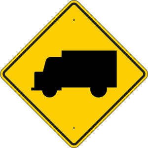 W11-10 Truck Crossing Sign