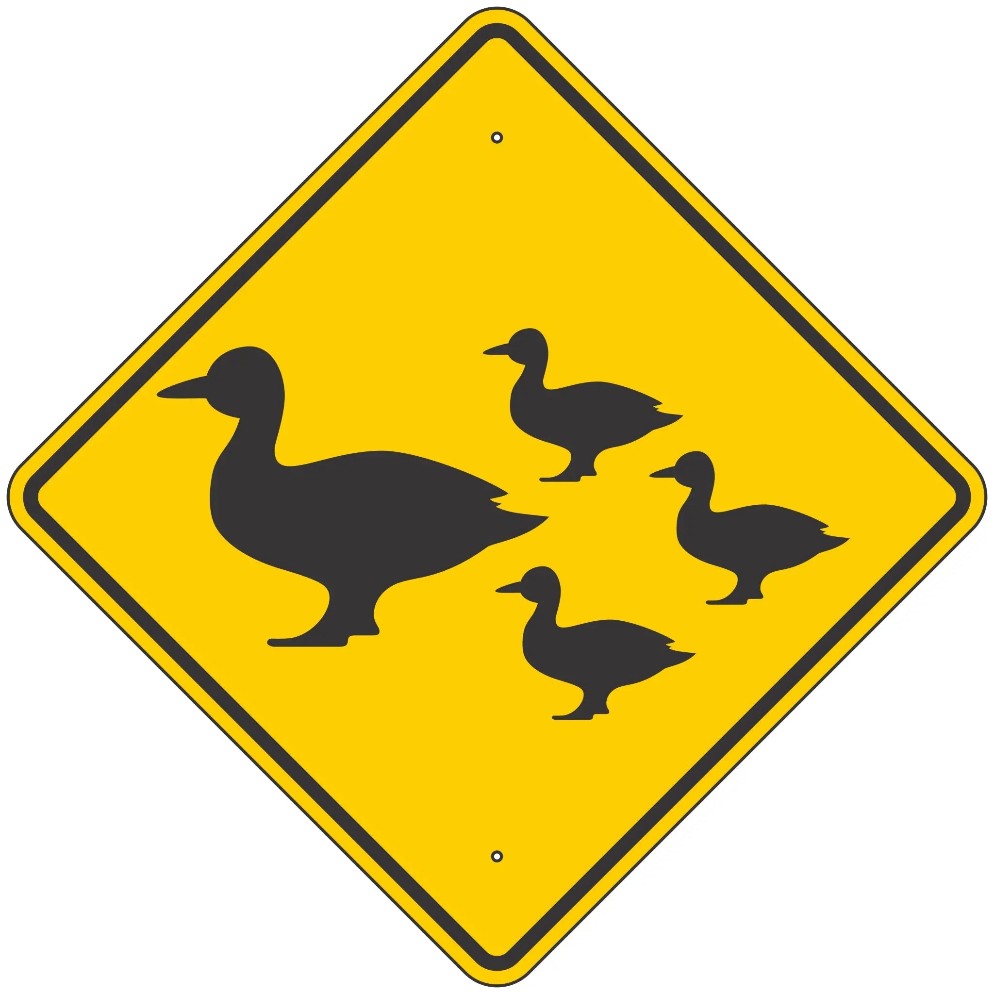 Utility Duck Sign Duck Crossing Sign Clip Art
