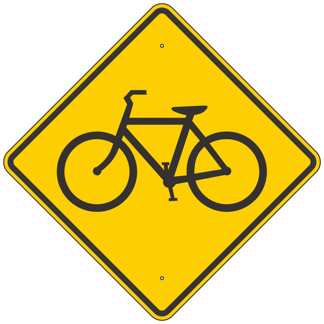 W11-1 Bicycle Crossing Sign