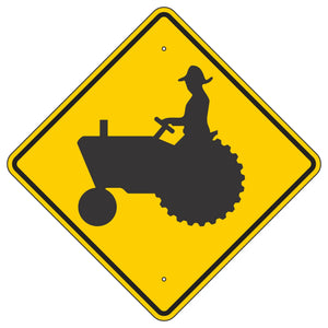 W11-5 Farm Machinery Crossing Sign
