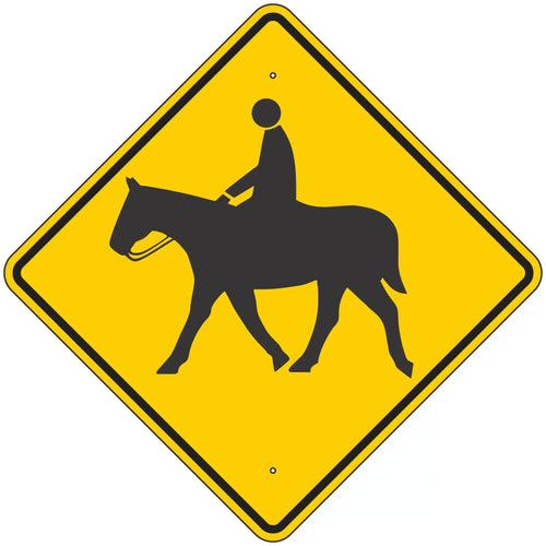 W11-7 Equestrian Traffic Sign